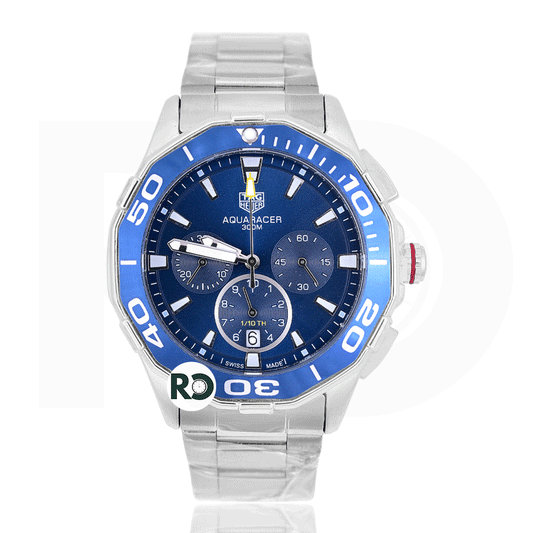 TAG Chronograph Silver Stainless steel - Chain