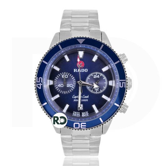 RDO Chronograph Silver Stainless steel - Chain