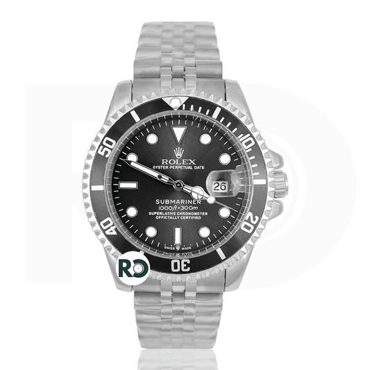 RLX Quartz Silver Stainless Steel- Chain