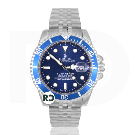 RLX Quartz Silver Stainless Steel- Chain