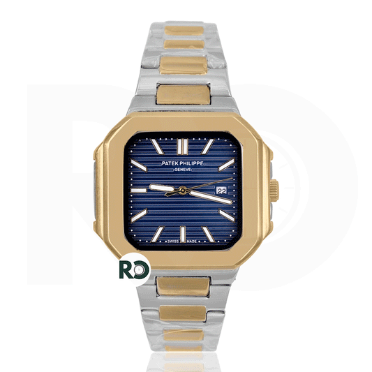 PTK Quartz Dual Tone Yellow Gold- Chain