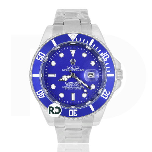 RLX Quartz Silver Stainless Steel- Chain