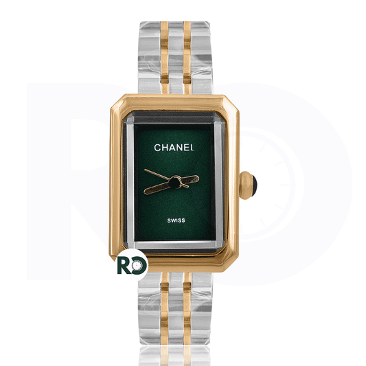 CHL Quartz Two Tone Yellow Gold- Ladies Chain